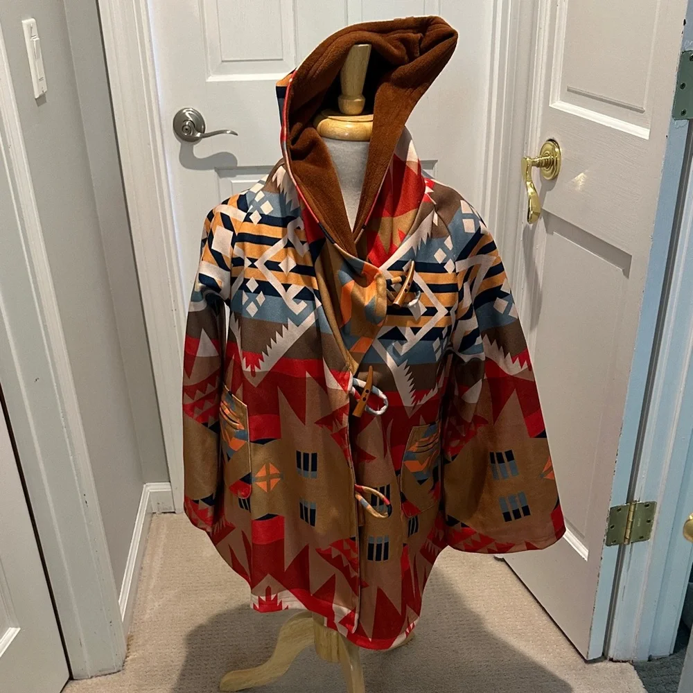 Tribal Print Coat - Picture 1 of 2